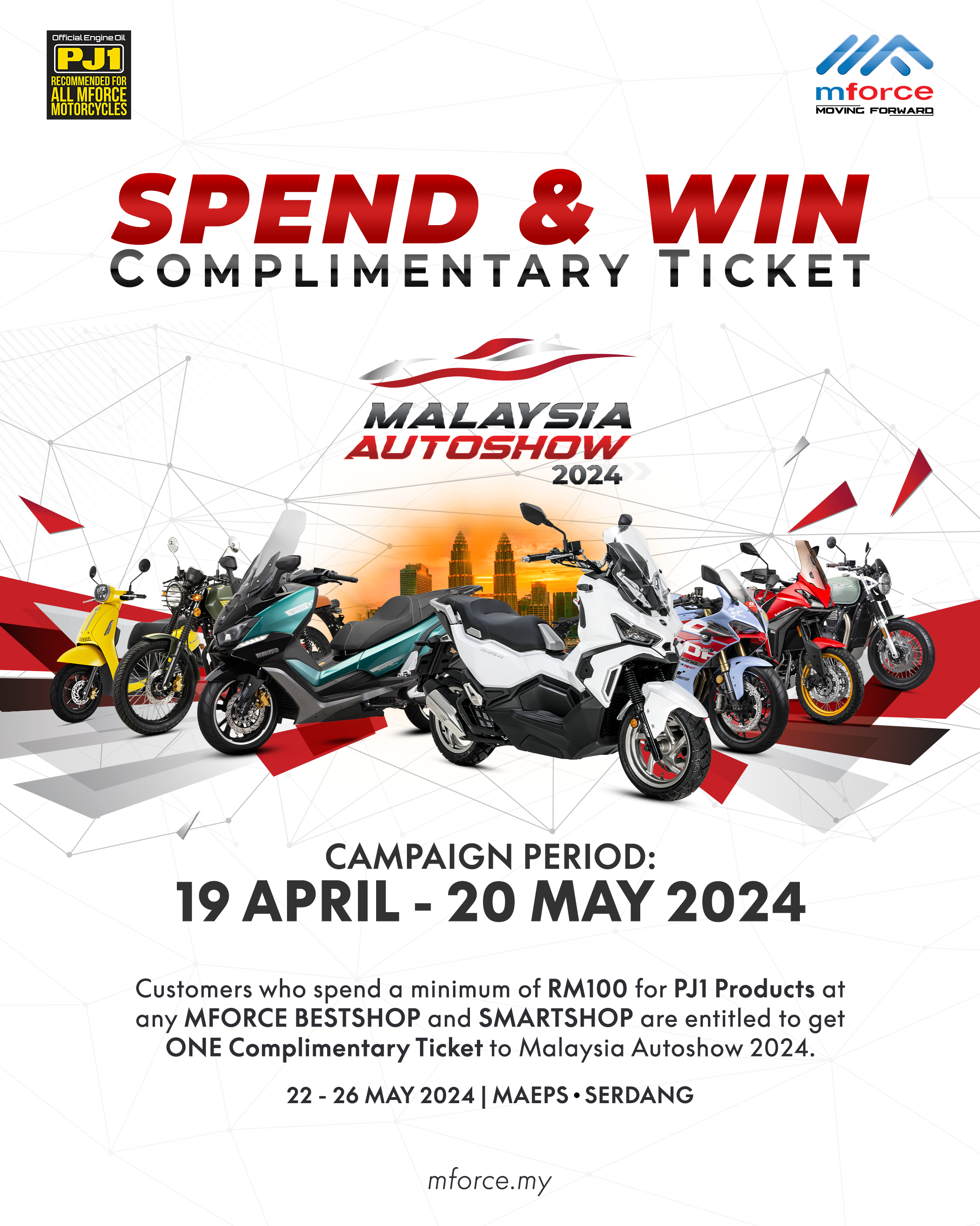 Malaysia Autoshow 2024 with Mforce